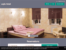 Tablet Screenshot of layla-hotel.com